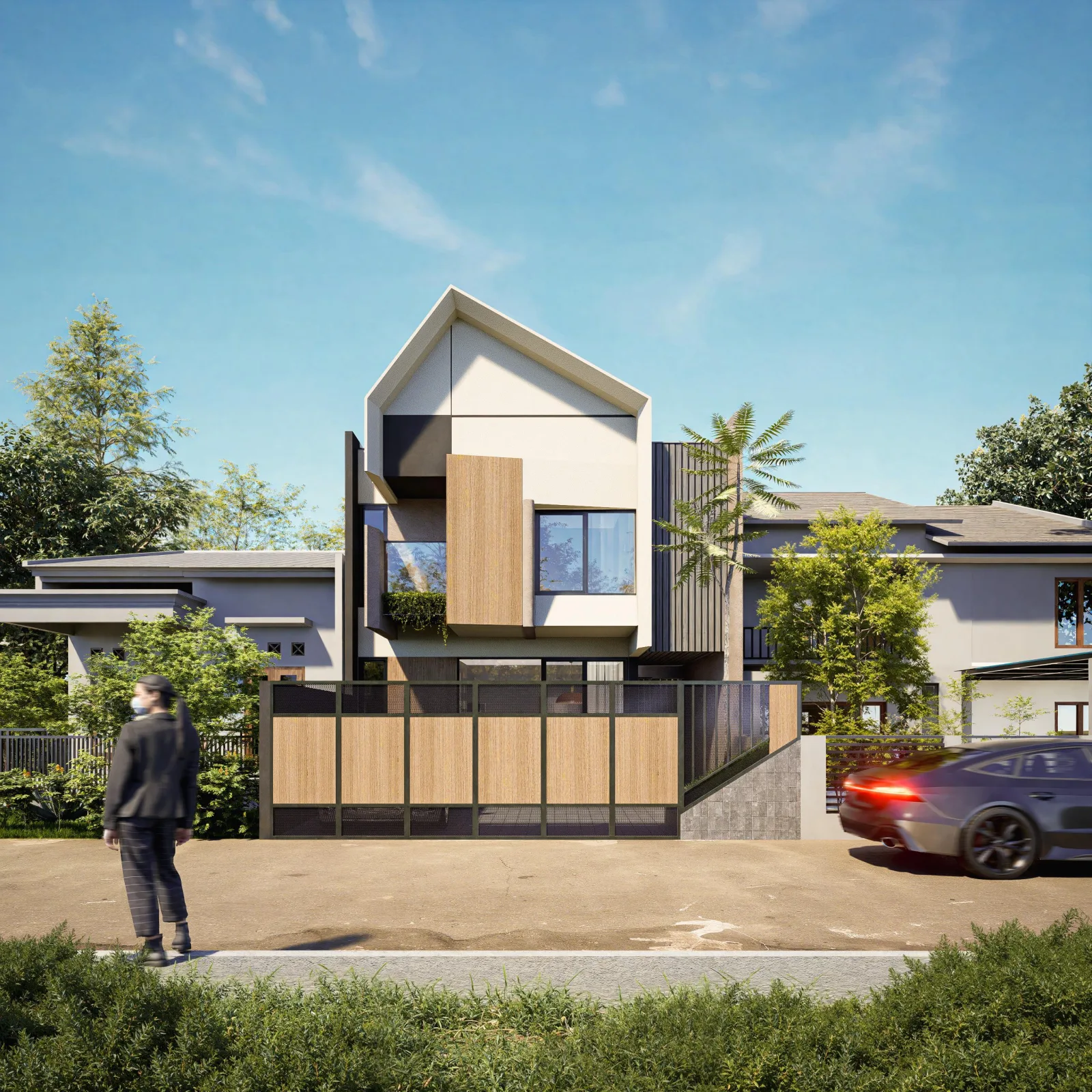 Rumah Dijual di Kucica, 2 Lantai Nyaman dengan Carport 2 Mobil SHM